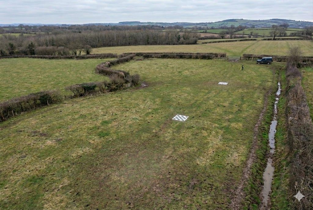 Ground control points for drone photogrammetry
